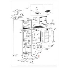 Capac frigider Beko 4245880300 Original, 2 image