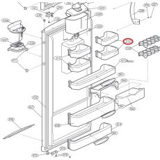 Raft usa frigider Beko 4297340100 Original Dreapta, 2 image