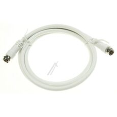 CABLU ANTENA F-TATA / F-TATA, ALB, CLASA A, 1,5M