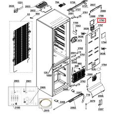 5745680100 Ventilator frigider Beko C00870769 Original, 2 image
