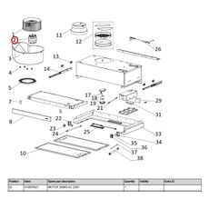 Motor hota Gorenje 10970421 Original, 4 image