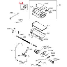 21630019.00 Pompa dozator masina de spalat Electrolux 4055550760 Original, 2 image