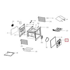219440122 Carcasa protectie ventilator cuptor Arctic C00896989 Original, 2 image