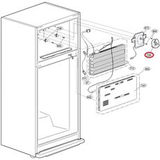 4809560100 Elice ventilator frigider Beko C00878352 Original, 2 image