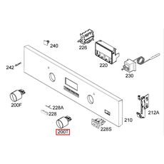 Buton cuptor Electrolux 3550505659 Original, 4 image