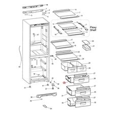 C00114731 Sertar congelator Indesit 482000022851 Original, 2 image