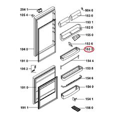 C00326181 Raft usa frigider 481010678523 Original, 3 image