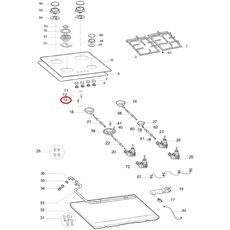 C00546476 Termocupla aragaz Whirlpool 488000546476 L=520MM, 4 image