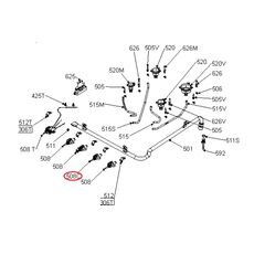 CAL20703A Robinet aragaz Gorenje 384768 Original, 2 image