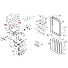 Cutie legume fructe frigider Bosch 11013246 Original, 3 image