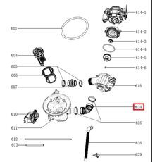 Furtun masina de spalat vase Gorenje 512638 Original, 3 image