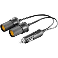 ADAPTOR MUFA BRICHETA AUTO TATA / 2X MAMA, 12/24 V