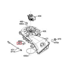 Termostat uscator rufe Electrolux 1328302003 Original, 2 image