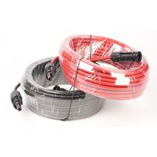 CABLU PRELUNGITOR PANOU SOLAR, PV4, 6MM², SET 2BUC. ROSU/NEGRU, 15M