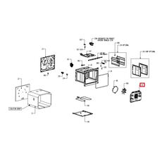219460002 Carcasa protectie ventilator cuptor Arctic C00867357 Original, 2 image