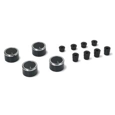 BUTON UNIVESRAL NEGRU CU ADAPTOR KIT 4 BUC SKL, 2 image