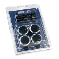 BUTON UNIVESRAL NEGRU CU ADAPTOR KIT 4 BUC SKL