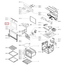 C00331157 Geam cuptor Whirlpool 481245059838 Original, 2 image