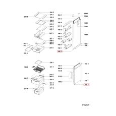 C00569440 Bucsa balama frigider Whirlpool 488000569440 Original - Stanga, 2 image