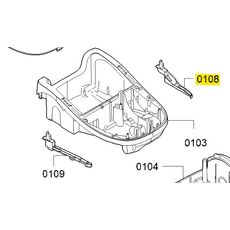 Clapeta inchidere aspirator Bosch 12034131 Original, 2 image