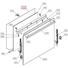 Geam cuptor Gorenje 420310 Original, 2 image