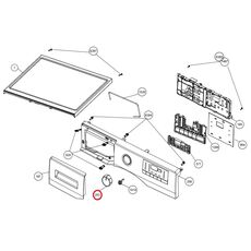 2420600400 Buton selector masina de spalat Beko C00903958 Original, 2 image