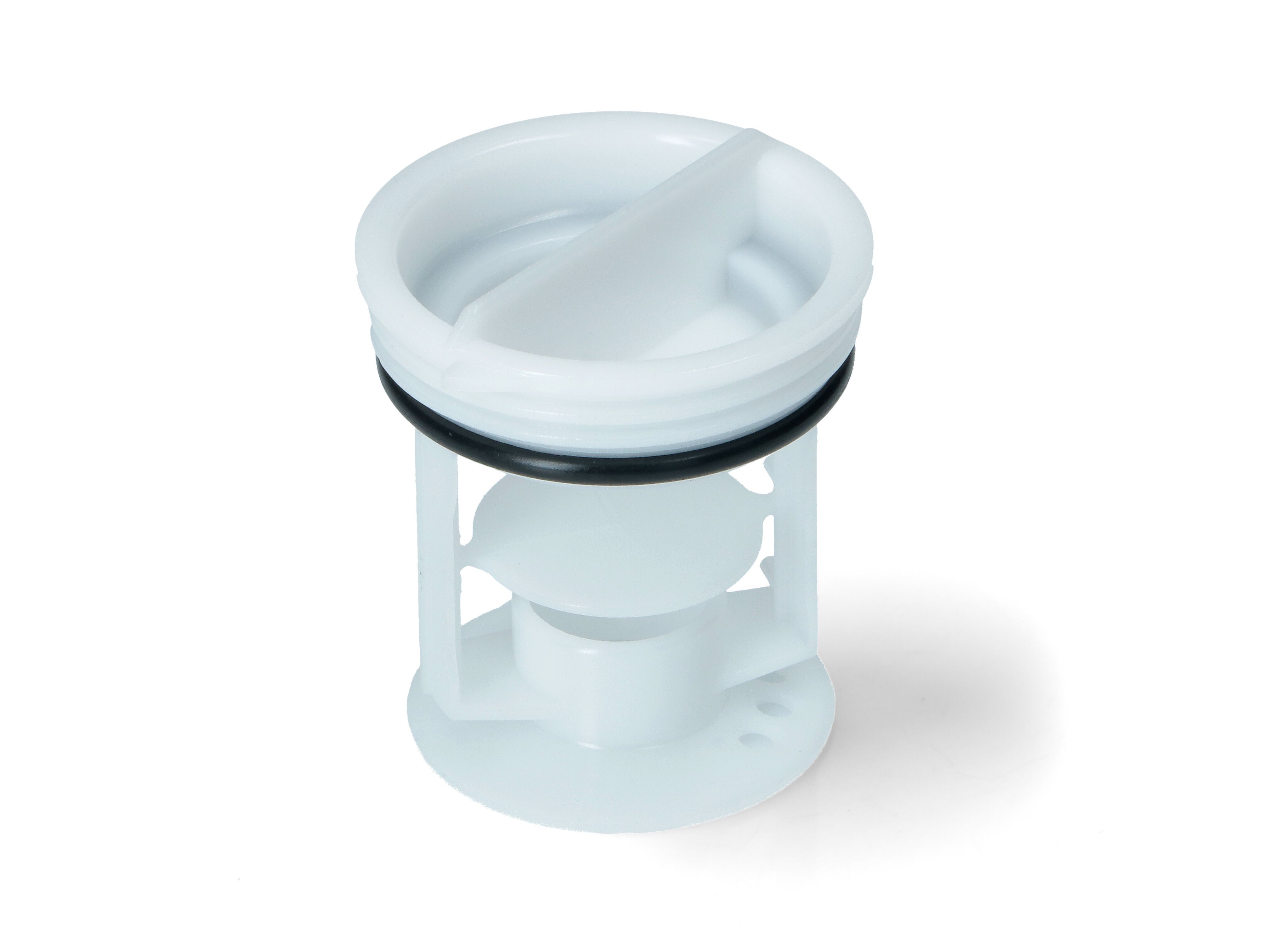 Filtro Pompa Di Scarico Originale Grundig/Beko 2872700100 Per Lavatrice WM/WMB, Bianco