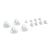 BUTON UNIVESRAL ALB CU ADAPTOR KIT 4 BUC SKL, 2 image