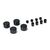BUTON UNIVESRAL NEGRU CU ADAPTOR KIT 4 BUC SKL, 2 image