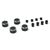 BUTON UNIVESRAL NEGRU CU ADAPTOR KIT 4 BUC SKL, 2 image