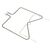 Rezistenta inferioara cuptor Whirlpool 0164R487, 2 image
