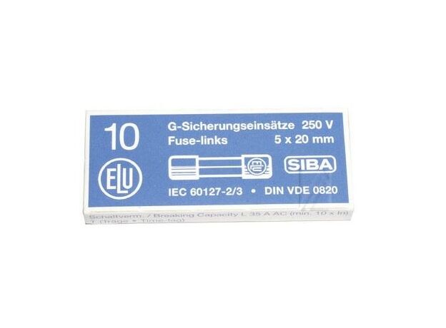 2,5A-F SIGURANTA RAPIDA 5X20MM 10BUC/SET