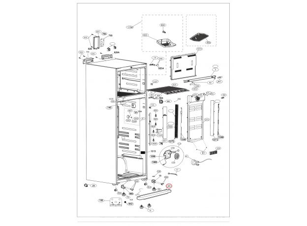 Capac frigider Beko 4245880300 Original, 2 image