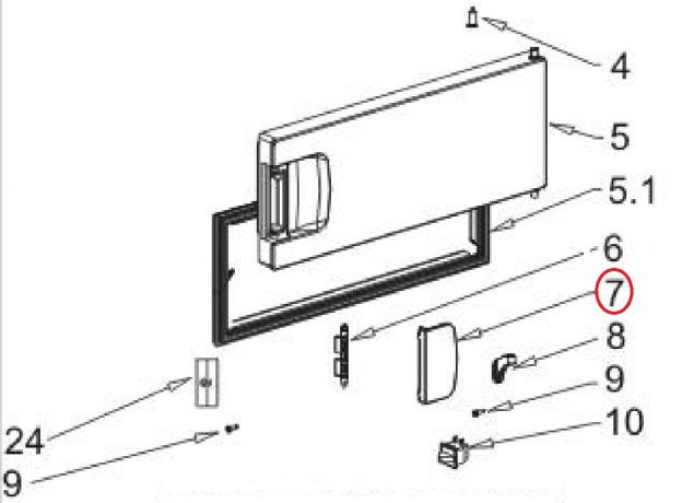 Mener usa congelator Gorenje 12131000004172, 4 image