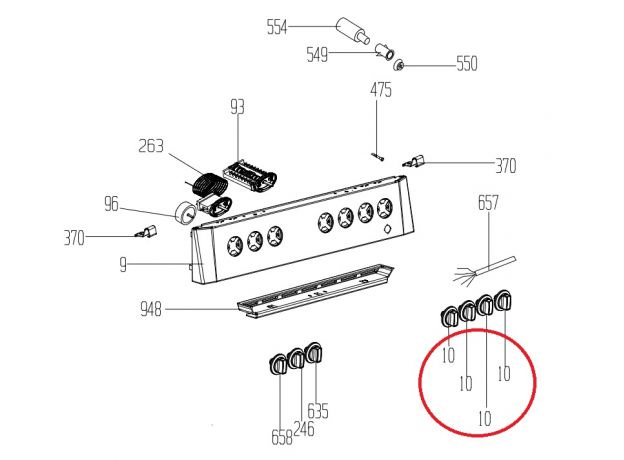 Buton aragaz Beko 250316203 Original, 5 image