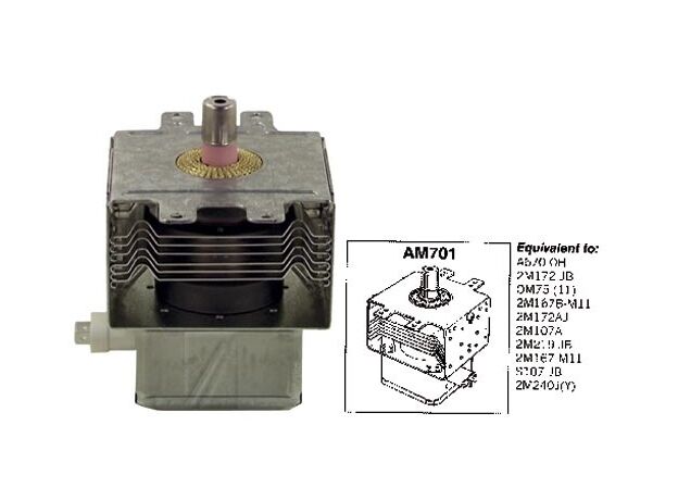 AM701 MAGNETRON 850 WATT,2458 MHZ 4,0KV