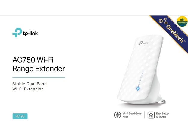 Wireless Range Extender TP-LINK AC750 RE190, 5 image