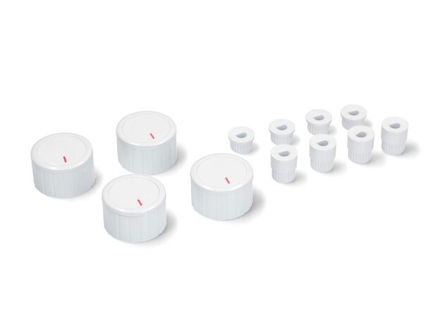 BUTON UNIVESRAL ALB CU ADAPTOR KIT 4 BUC SKL, 2 image