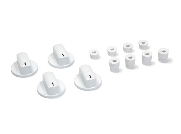 BUTON UNIVESRAL ALB CU ADAPTOR KIT 4 BUC SKL, 2 image