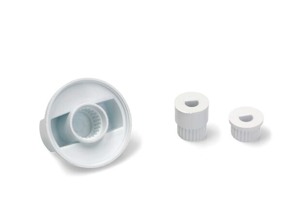 BUTON UNIVESRAL ALB CU ADAPTOR KIT 4 BUC SKL, 3 image