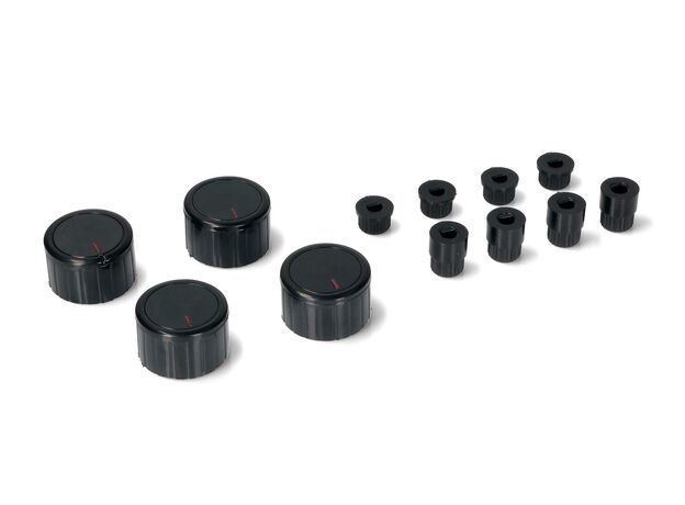 BUTON UNIVESRAL NEGRU CU ADAPTOR KIT 4 BUC SKL, 2 image