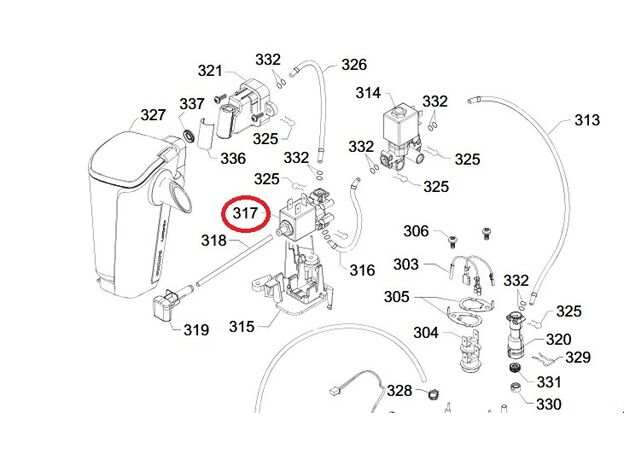 Electrovalva espressor Saeco 421945024511 Original, 3 image