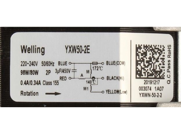 Pompa recirculare apa masina de spalat vase Midea 17476000001561 Original, 3 image