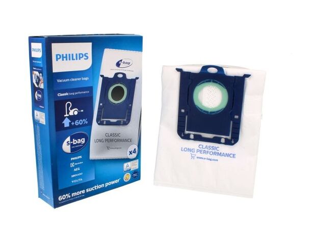 883802103010 Saci S-Bag 4 buc aspirator Philips FC8021/03 Original, 2 image