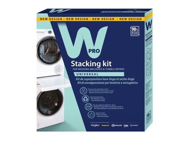C00974793 Kit suprapunere uscator universal Wpro cu sertar, 2 image