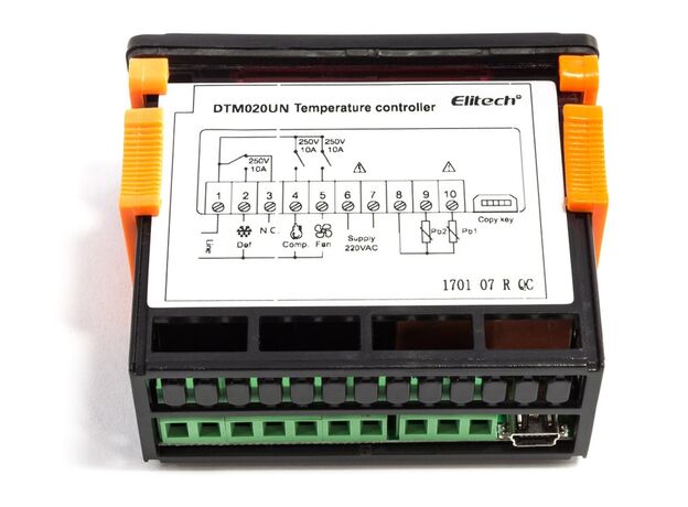 ETC-974 Termostat digital cu 2 NTC 10A, 2 image