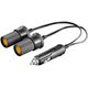 ADAPTOR MUFA BRICHETA AUTO TATA / 2X MAMA, 12/24 V
