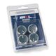 BUTON UNIVERSAL ARGINTIU AX SCURT  KIT 4 BUC SKL