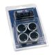 BUTON UNIVESRAL NEGRU CU ADAPTOR KIT 4 BUC SKL